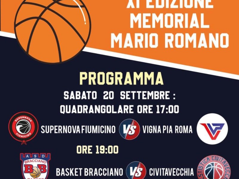 AL VIA L’XI EDIZIONE DELL’ATTESO MEMORIAL “Mario&nbsp;Romano”